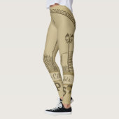 Paris Lights:  Landschap Briefkaart Leggings (Links)