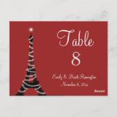 Paris Lights Tafelnummers (Achterkant)