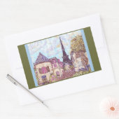 Paris like Pointillism with Eiffel Tower sticker (Envelop)