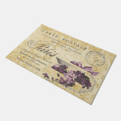 Paris Lilacs Carte Postale Deurmat (Schuin)