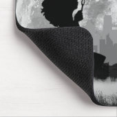 PARIS Little Girl Making Blue Bubble Muismat (Hoek)