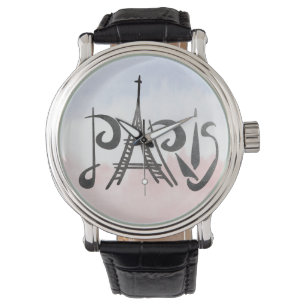 Paris Logo Watch Horloge