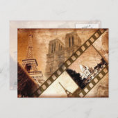 Paris  look-briefkaart briefkaart (Voorkant / Achterkant)