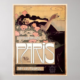 PARIS Los Cigarillos 1901, ingediend door Artist A Poster