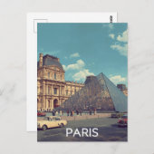 Paris Louvre Briefkaart (Voorkant / Achterkant)