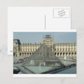 Paris Louvre Glass Briefkaart (Voorkant / Achterkant)