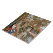 Paris Love: Medici Fountain Jardin de Luxembourg Tegeltje (Zijkant)