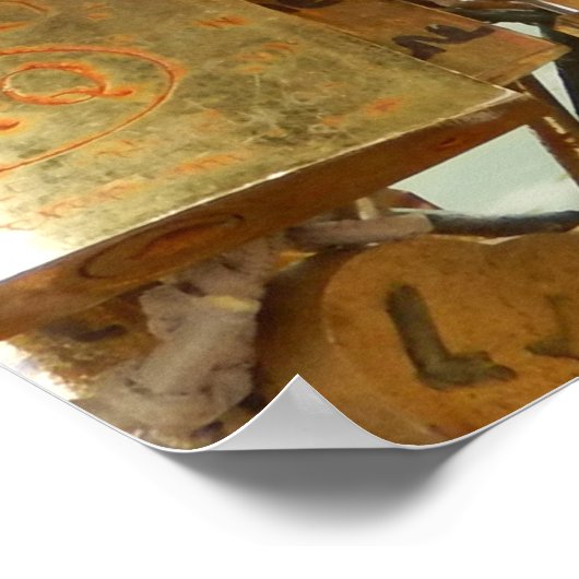 Paris Love Padlocks 1 Canvas Print (Hoek)