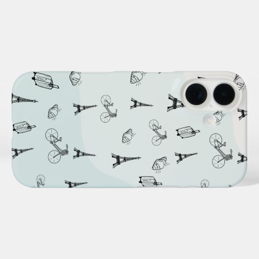 Paris Lover Case-Mate iPhone Case (Achterkant (horizontaal))