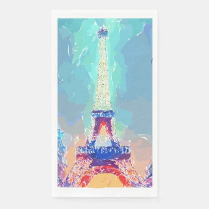 Paris Lovers Eiffel Tower Servet