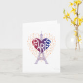 PARIS Lover's Heart® KAART (Gele Bloem)