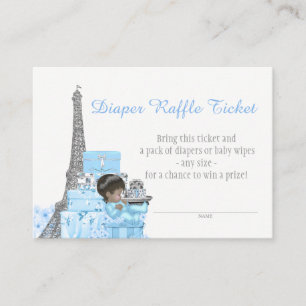Paris Luier Raffle Tickets Informatiekaartje