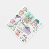 Paris Luncheon Paper Napkins Servet (Hoek)