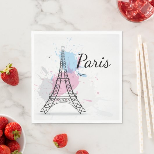 Paris Luncheon Paper Napkins Servetten (Insitu)