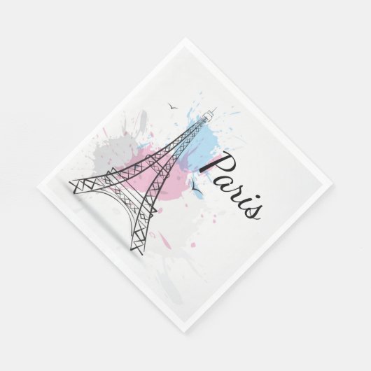 Paris Luncheon Paper Napkins Servetten (Hoek)