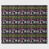 PARIS MAAKT MIJN HARTSCHAP EEN BEAT CADEAUPAPIER (Vlak)