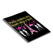 PARIS MAAKT MIJN HARTSCHAP EEN BEAT NOTITIEBOEK (Rechterzijde)