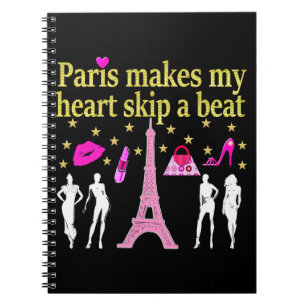 PARIS MAAKT MIJN HARTSCHAP EEN BEAT NOTITIEBOEK