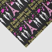 PARIS MAAKT MIJN HARTSCHAP EEN BEAT TISSUEPAPIER (Detail)