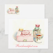 Paris Macaron box van Carol Gillott Briefkaart (Voorkant / Achterkant)