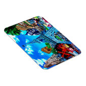 Paris Magnet Souvenir Magneet (Rechterzijde)