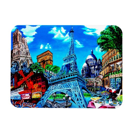 Paris Magnet Souvenir Magneet (Horizontaal)