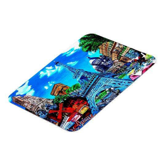 Paris Magnet Souvenir Magneet (Linkerzijde)
