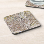 PARIS MAP, 1581 BIER ONDERZETTER (Linkerzijde)