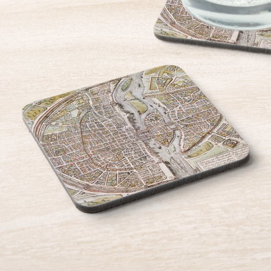 PARIS MAP, 1581 BIER ONDERZETTER (Linkerzijde)