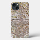 PARIS MAP, 1581 Case-Mate iPhone CASE (Achterkant)