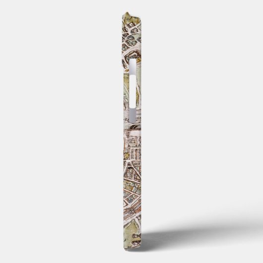 PARIS MAP, 1581 Case-Mate iPhone CASE (Achterkant / Links)