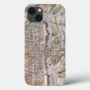 PARIS MAP, 1581 Case-Mate iPhone CASE