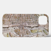 PARIS MAP, 1581 Case-Mate iPhone CASE (Achterkant (horizontaal))