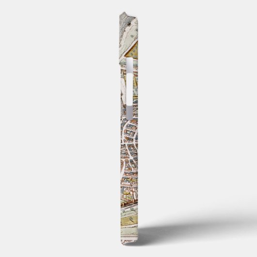 PARIS MAP, 1581 Case-Mate iPhone CASE (Achterkant / Links)