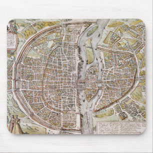 PARIS MAP, 1581 MUISMAT
