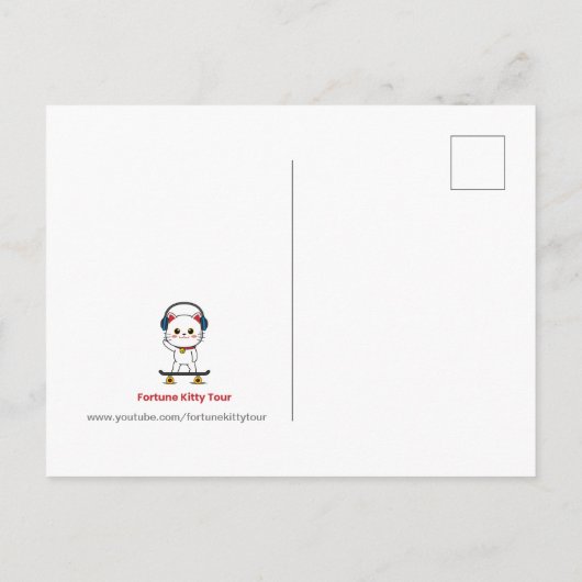 Paris Map Briefkaart (Achterkant)