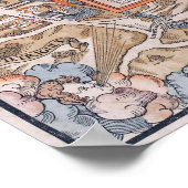 PARIS MAP c. 1555 Poster (Hoek)