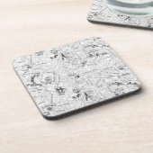 Paris Map Drankjes Onderzetter (Linkerzijde)