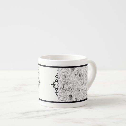 Paris Map Espresso Kop (Voorkant rechts)