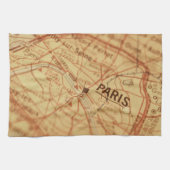 PARIS Map Kitchen Towel Theedoek (Horizontaal)