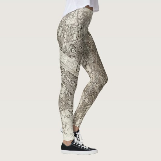 Paris Map Leggings (Rechts)