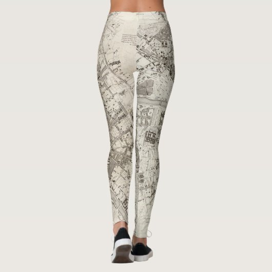 Paris Map Leggings (Achterkant)