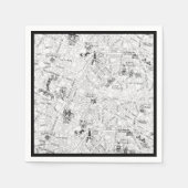 Paris Map Servetten (Voorkant)