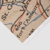 Paris Map Tissuepapier (Detail)