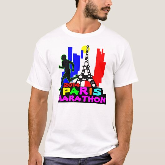 Paris Marathon T-Shirts (Voorkant)