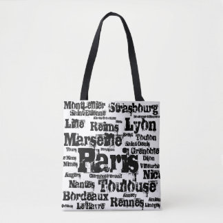 Paris Marseille Lyon Frankrijk Tote Bag