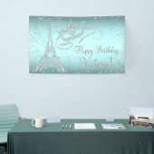 Paris Masquerade Verjaardagsfeest Spandoek (Beurs)