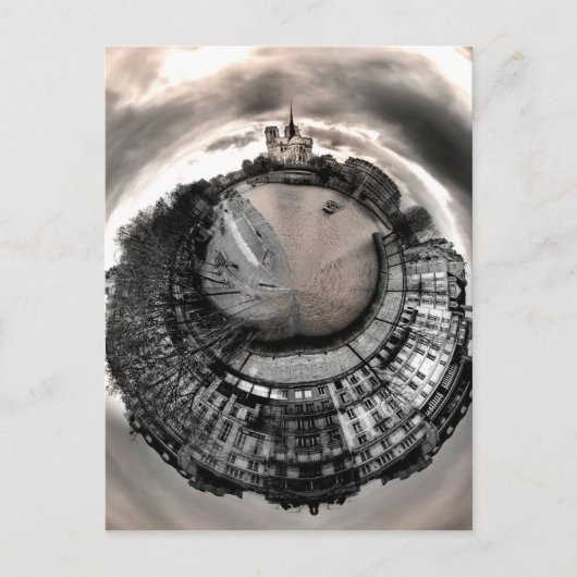 Paris MiniPlanplaneet Briefkaart!! Briefkaart (Voorkant)