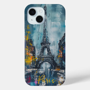 Paris Mode nacht iPhone 15 Case