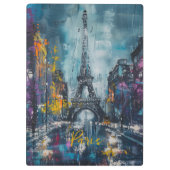 Paris Mode nacht Klembord (Achterkant)